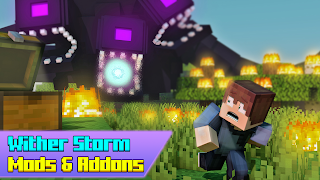 پوستر Wither storm mod for minecraft