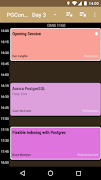 PGCon 2018 Schedule 海報
