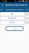 Code Postal Tunisie Ekran Görüntüsü 3