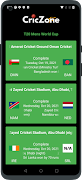 CricZone تصوير الشاشة 1