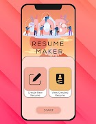 برنامه‌نما Resume Maker - CV builder عکس از صفحه