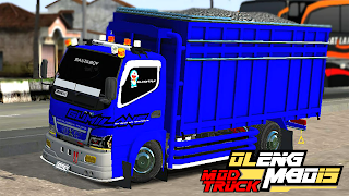 Mod Truk Oleng Canter Mbois plakat