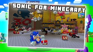 Sonic mod for Hedgehog MCPE Plakat