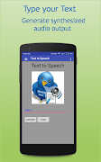 Text to Speech اسکرین شاٹ 1