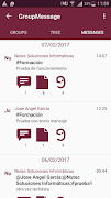 GroupMessage captura de pantalla 3