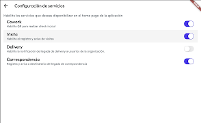 1 Schermata Digital Concierge