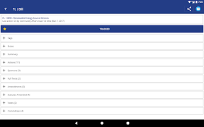 7 Schermata TrackBill: Legislation Tracker