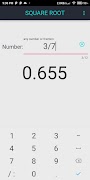 Fraction Square Root Calculato ภาพหน้าจอ 4