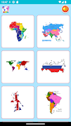 coloring world maps countries ภาพหน้าจอ 5