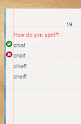 Wellwrite! Ujian mengeja screenshot 4