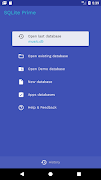 برنامه‌نما SqlitePrime - SQLite database  عکس از صفحه