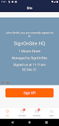 SignOnSite Screenshot 3