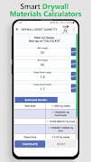 Drywall Materials Calculations syot layar 1