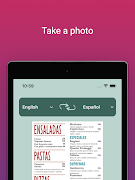 برنامهنما Camera Translator عکس از صفحه