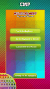 Multi Berwarna Keyboard Tema poster