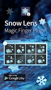 برنامه‌نما Snow Lens-Magic Finger Plugin عکس از صفحه