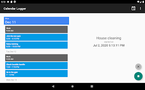 Calendar Logger Ekran Görüntüsü 4
