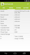 Droid Device Info capture d'écran 2