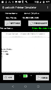 2 Schermata Bluetooth Printer Simulator