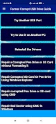 Format Corrupt USB Drive Guide تصوير الشاشة 3