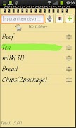 Shopping List اسکرین شاٹ 1