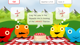Squeebles Fractions تصوير الشاشة 2