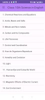 Class 10th Science in English پوسٹر