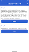 Double Click Lock - Double Tap ภาพหน้าจอ 1
