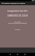 US Presidential Inauguration 2021 Countdown 截图 4