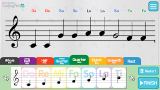 코딩펫 밀키 뮤직 코딩 اسکرین شاٹ 4
