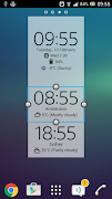 Digital Clock & Weather Widget اسکرین شاٹ 3