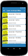 Learn JavaScript Offline Affiche
