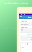 Day to Date Calculator ảnh chụp màn hình 6