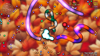 برنامه‌نما slither.io عکس از صفحه