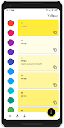Material Design Color Palettes تصوير الشاشة 1