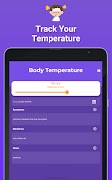 4 Schermata Body Temperature App