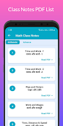 برنامه‌نما Maths Class Notes & Tests عکس از صفحه