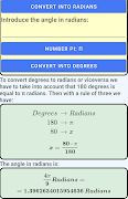 Convert Degrees Into Radians screenshot 2