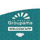 Welcome@Groupama Zeichen