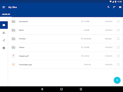 برنامه‌نما IONOS HiDrive عکس از صفحه