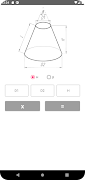 Flat pattern cone calculator screenshot 3