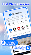 Hi Browser - AI Chat & Search plakat