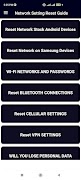 پوستر Network Setting Reset Guide