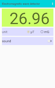 Electromagnetic wave detector Ekran Görüntüsü 1