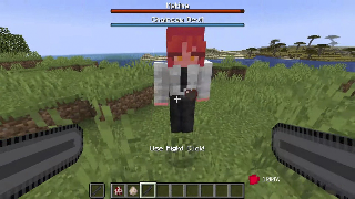 Denji Chainsaw mod Minecraft screenshot 2