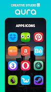 Aura Icon Pack 스크린샷 3
