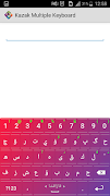 Kazak Multiple Keyboard ảnh chụp màn hình 7