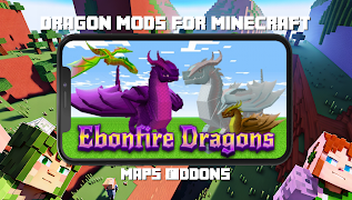 Mods Dragons pour Minecraft Affiche