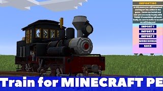 Train Vehicle Mod Minecraft PE 海報