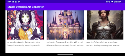 برنامه‌نما Stable Diffusion AI Art عکس از صفحه